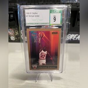 Michael Jordan CSG 9 card